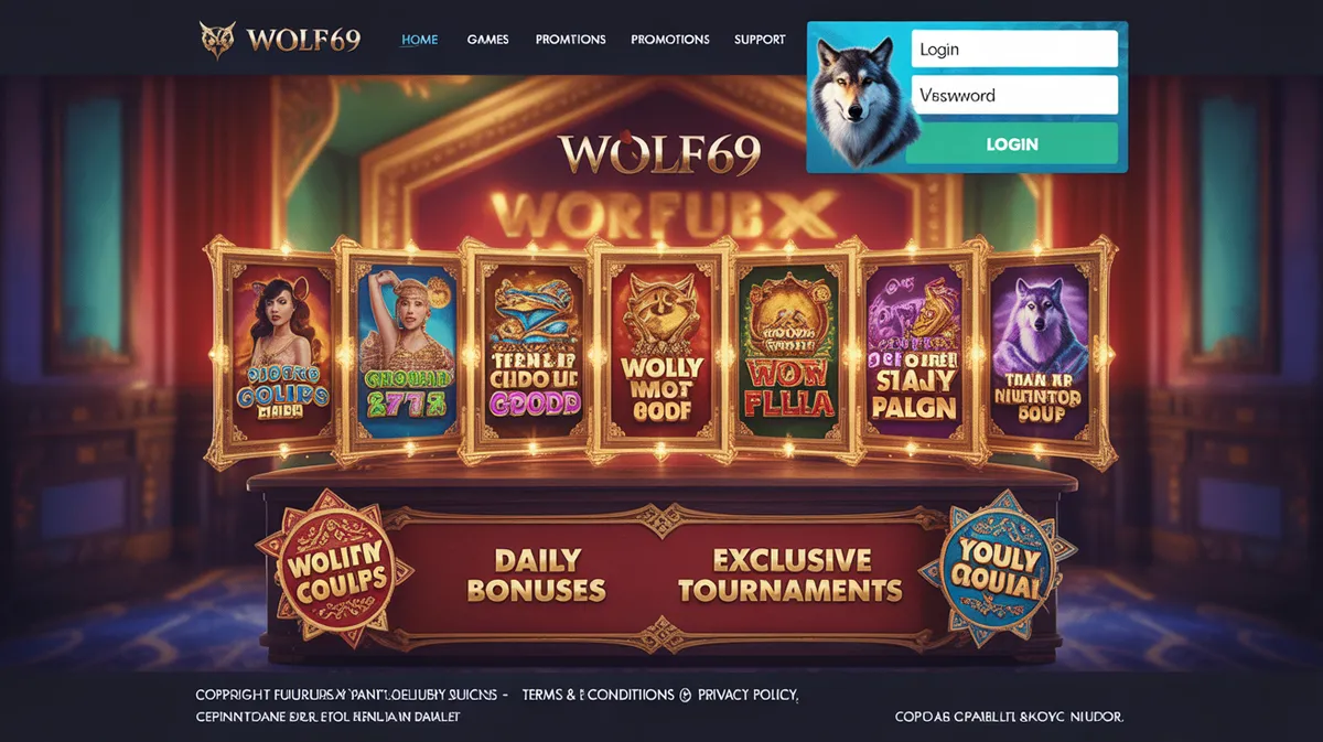 หน้าหลักเว็บไซต์ Wolf69 สล็อตออนไลน์